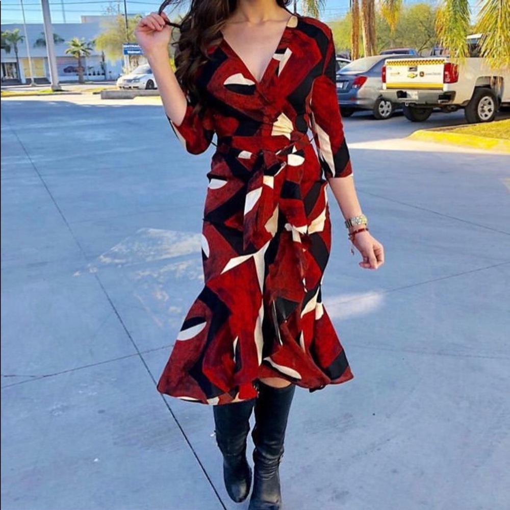 Red dress